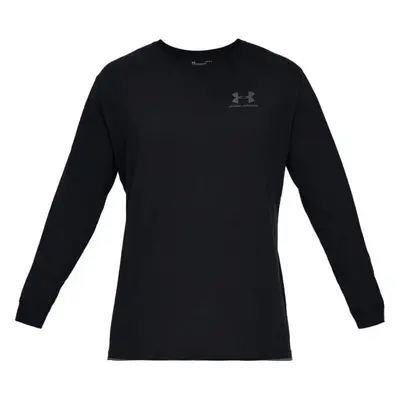 Pánské tričko Under Armour SPORTSTYLE LEFT CHEST LS Black