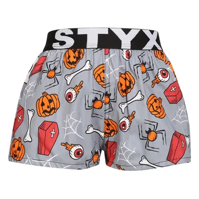 Dětské trenky Styx art sportovní guma Halloween rakve