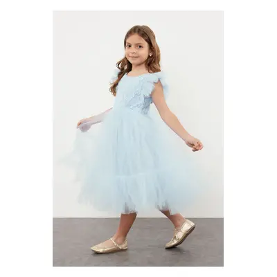 Trendyol Blue Girl Birthday/Party/Wedding Evening Tutu Dress