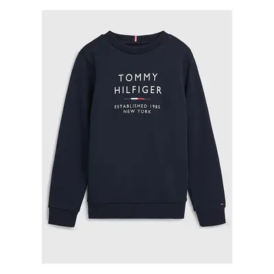 Tmavě modrá klučičí mikina Tommy Hilfiger - Kluci