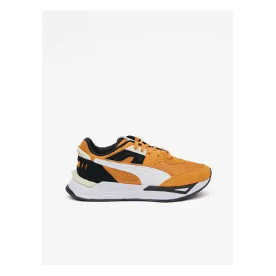 Oranžové pánské tenisky se semišovými detaily Puma Mirage Sport Remix - Pánské