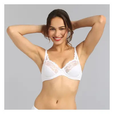 Bílá dámská podprsenka s kosticemi Playtex Essential Elegance Underwire Bra