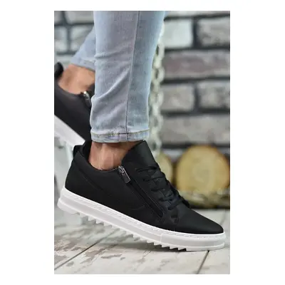 Riccon Men's Black Sneakers