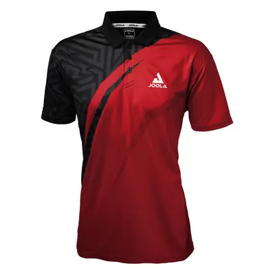 Pánské tričko Joola Shirt Synergy Red/Black