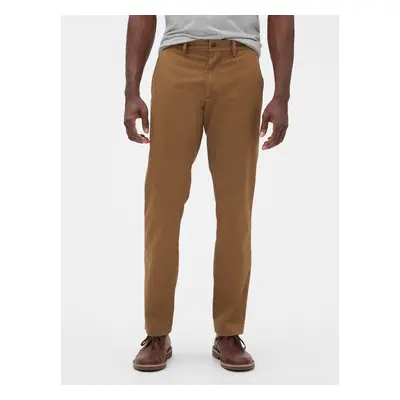 GAP Kalhoty essential khakis in straight fit with Flex - Pánské