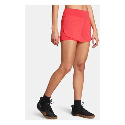 Dámské kraťasy Under Armour UA Vanish 2in1 Short-RED - Dámské