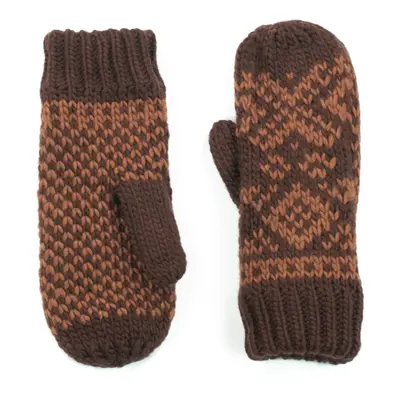 Art Of Polo Woman's Gloves Rk14165-4 Light Brown/Brown