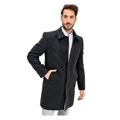 PLT8365 DEWBERRY MEN'S COAT-ANTHRACITE