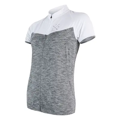 Dámský cyklistický dres Sensor Cyklo Motion Grey/White