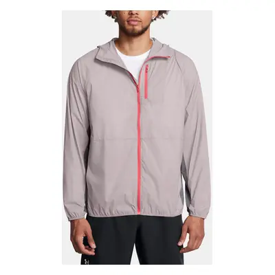 Pánská bunda Under Armour LAUNCH LIGHTWEIGHT JKT-GRY - Pánské