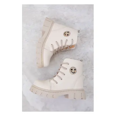 Soho Beige Kids Boots & Bootie