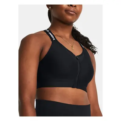 Under Armour Podprsenka UA Infinity High Zip 2.0 Bra-BLK - Dámské