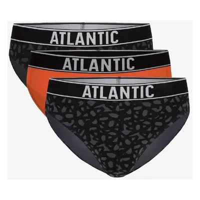 Klasické pánské slipy ATLANTIC 3Pack - vícebarevné