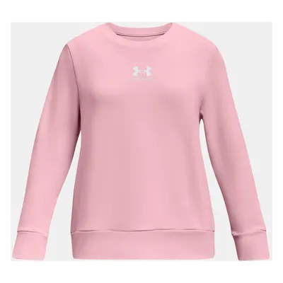 Under Armour Mikina UA Rival Terry Crew -PNK - Holky