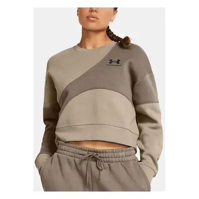 Dámská mikina Under Armour Essential Fleece Crop Crew