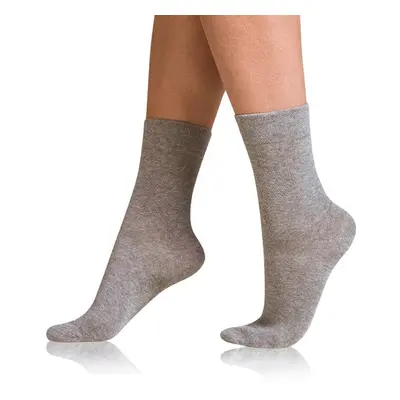 Šedé dámské ponožky Bellinda COTTON COMFORT SOCKS