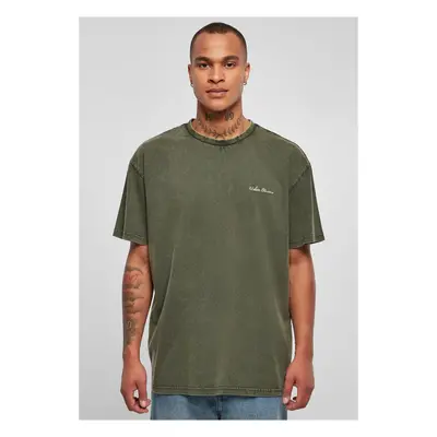 Oversized Small Embroidery Tee bottlegreen