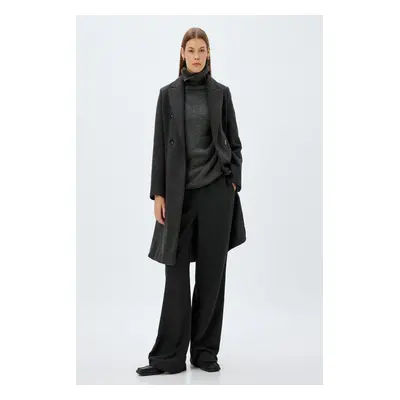 Koton Anthracite Women's Coat