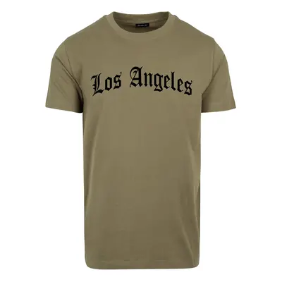 Los Angeles Texting Tee olivové