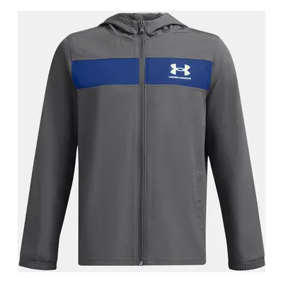 Chlapecká bunda Under Armour UA Sportstyle Windbreaker-GRY - Kluci