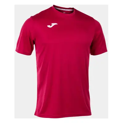 Pánské/chlapecké tričko Joma T-Shirt Combi S/S Fuchsia Maroon