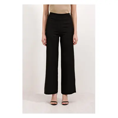 Bigdart High Waist Wide Leg Trousers - Black