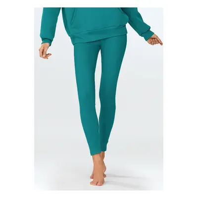 DKaren Woman's Leggings Oseye Marine Green