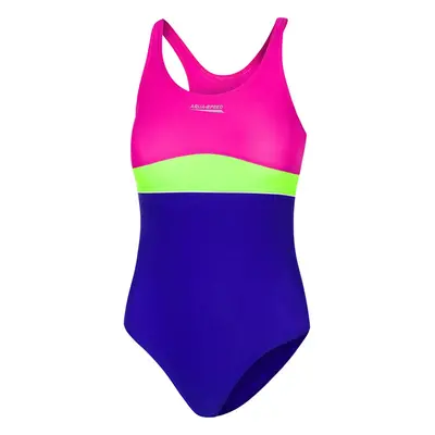 AQUA SPEED Kids's Swimsuits EMILY Violet/Green/Pink