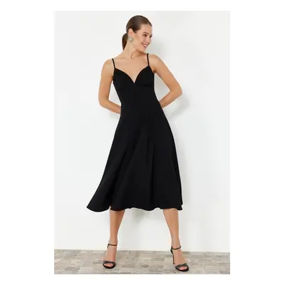 Trendyol Black A-Line Woven Dress