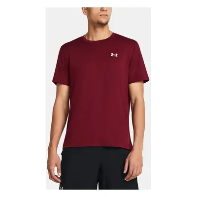 Pánské tričko Under Armour UA LAUNCH SHORTSLEEVE-RED - Pánské