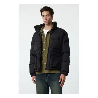 Trendyol Black Regular Fit Puffer Winter Coat