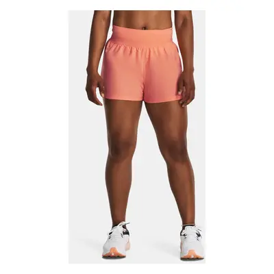 Under Armour Kraťasy UA Run Stamina 3'' Short-PNK - Dámské