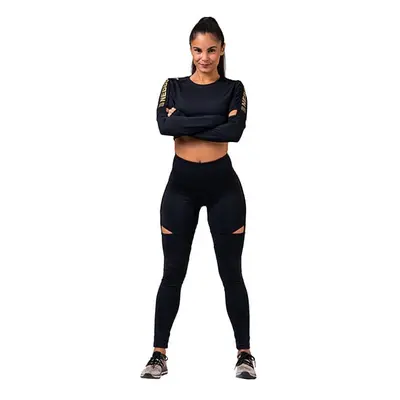 Dámský top Nebbia Honey Bunny Crop Top black