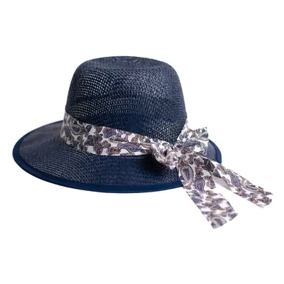 Art Of Polo Woman's Hat cz24137-5 White/Navy Blue