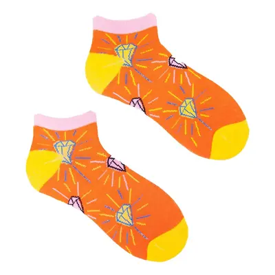 Yoclub Unisex's Ankle Funny Cotton Socks Patterns Colours SKS-0086U-B600