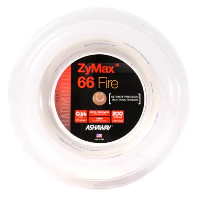 Badmintonový výplet Ashaway ZyMax Fire Power White - ROLE m