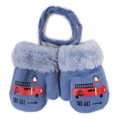 Yoclub Kids's Gloves RED-0011C-AA1A-006