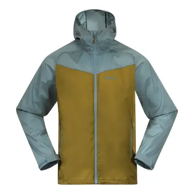 Pánská bunda Bergans Microlight Jacket Olive Green/Smoke Blue