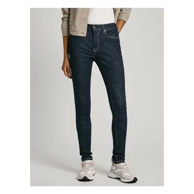 Tmavě modré dámské skinny fit džíny Jeans Pepe Jeans - Dámské