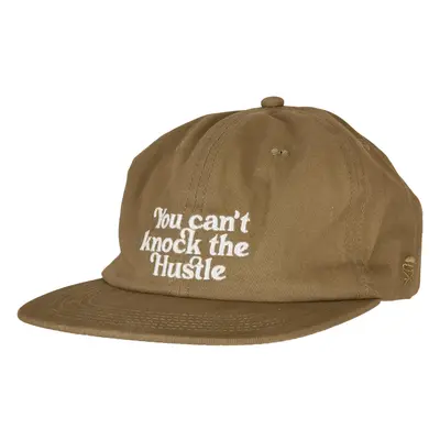 Knock the Hustle Strapback Cap olivová/bílá