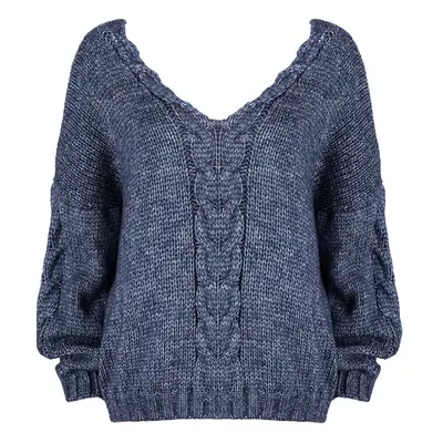 Kamea Woman's Sweater K.21.610.12 Navy Blue