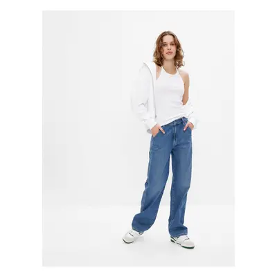 GAP Džíny '90s Loose Carpenter mid rise - Dámské