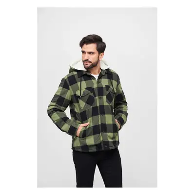 Lumberjacket kapucí černá/olivová