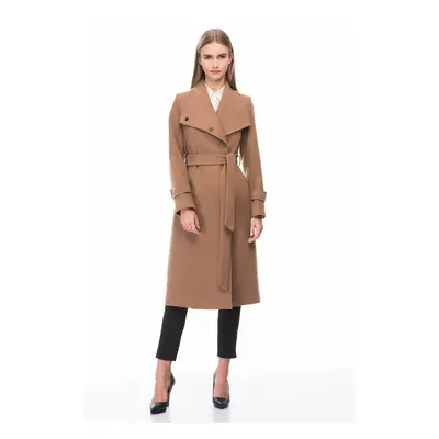 Z6645 DEWBERRY LADIES' COAT-CAMEL