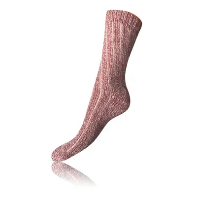 Fialové dámské ponožky Bellinda SUPER SOFT SOCKS