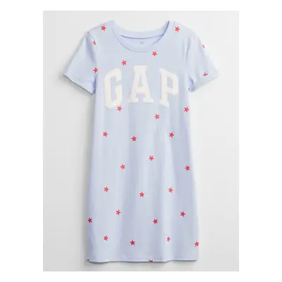 GAP Dětské šaty Logo t-shirt dress - Holky