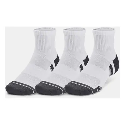 Under Armour Ponožky UA Performance Tech 3pk Qtr-WHT - unisex