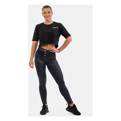 NEBBIA Glossy Look Bubble Butt High Waist Leggings