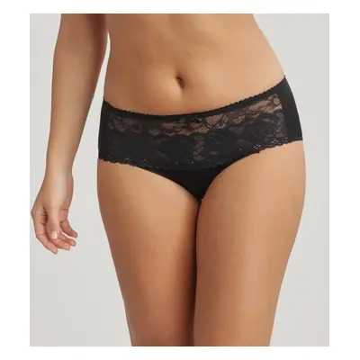 PLAYTEX FLOWER ELEGANCE RCS MIDI BRIEF - Women's lace panties - black