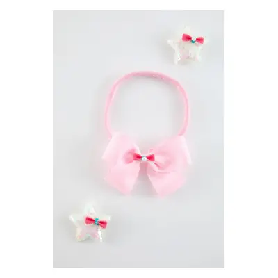 Trendyol Pink 3-Piece Girls Hair Band